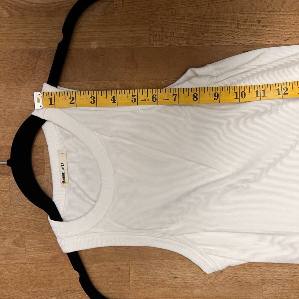 Marine Layer Ribbed Tank Top (S) - Picture 3 of 5
